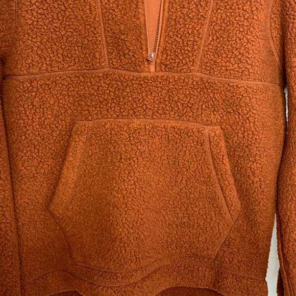 Madewell Polartec Fleece Quarter Zip Hoodie Jacket - Picture 6 of 11